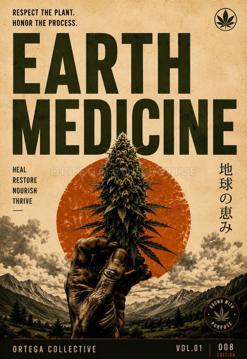 Earth Medicine, an original Ortega Collective artwork