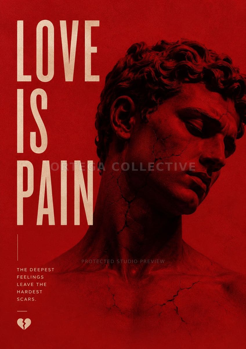 Love Is Pain, an original Ortega Collective artwork