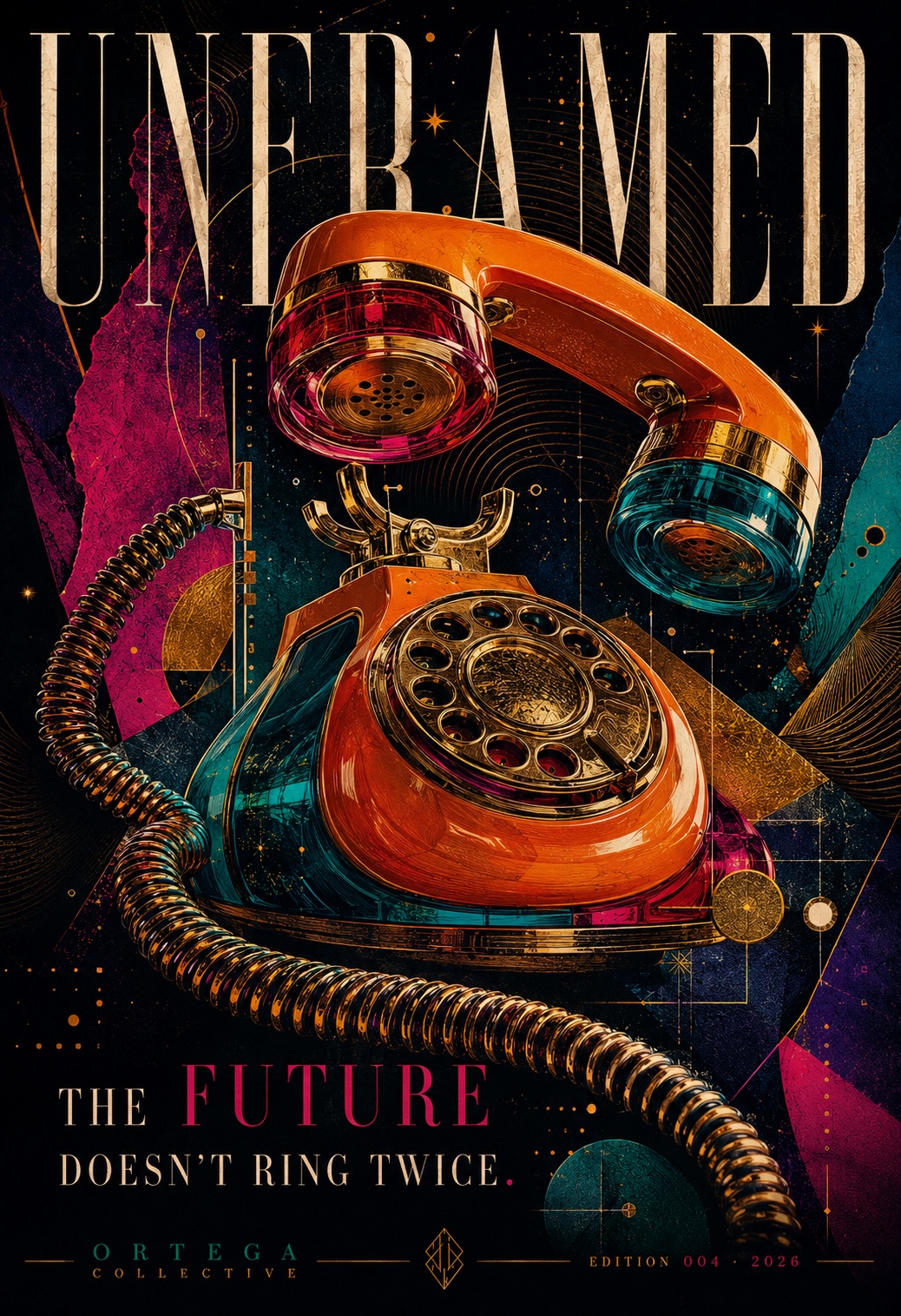 The Future Doesn’t Ring Twice, an original Ortega Collective artwork